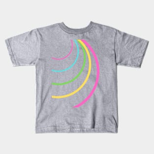 Wave light Circle Texture Kids T-Shirt